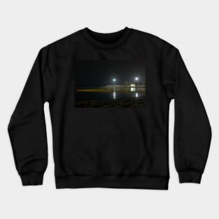 beach at night Crewneck Sweatshirt